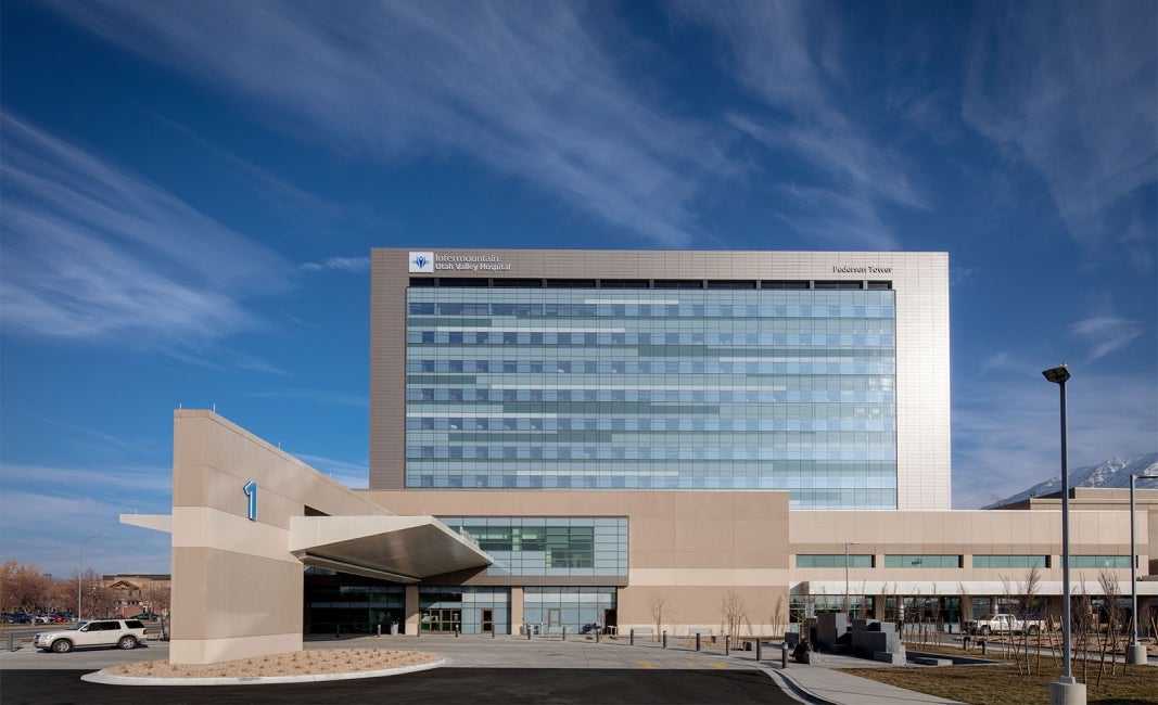 Utah Valley Hospital Exterior, Provo, UT